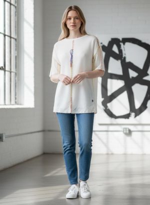 CECILIA BENETTI MAGLIA DA DONNA IN VISCOSA MEZZA MANICA