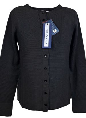 DMG MAGLIA APERTA DA DONNA CON COLLO ALLA COREANA IN PURO COTONE