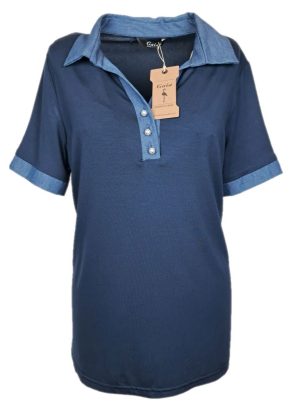 GAIA POLO DA DONNA IN VISCOSA