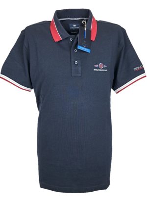 IL GRANCHIO POLO DA UOMO IN COTONE MEZZA MANICA