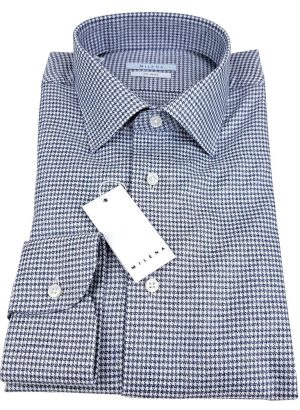 MILENA CAMICIA MANICA LUNGA DA UOMO IN PURO COTONE NO STIRO