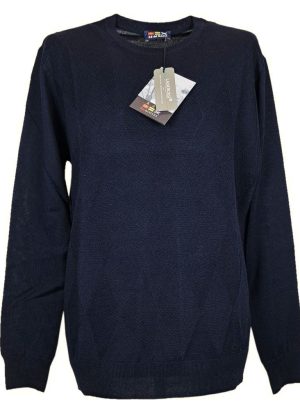 RE DEL MARE MAGLIONE DA UOMO A GIROCOLLO IN MISTO LANA
