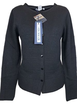 DMG MAGLIA DA DONNA ALLA COREANA IN LANA MERINOS EXTRAFINE