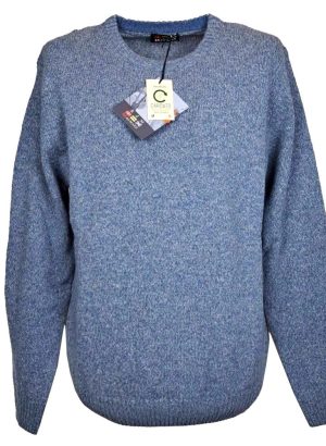 RE DEL MARE MAGLIONE DA UOMO A GIROCOLLO DA UOMO IN LANA