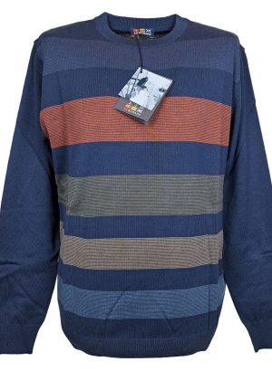 RE DEL MARE MAGLIA A GIROCOLLO DA UOMO IN COTONE