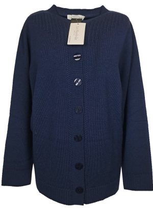 LE MORBIDE MAGLIA APERTA DA DONNA ALLA COREANA IN PURA LANA LINEA OVER