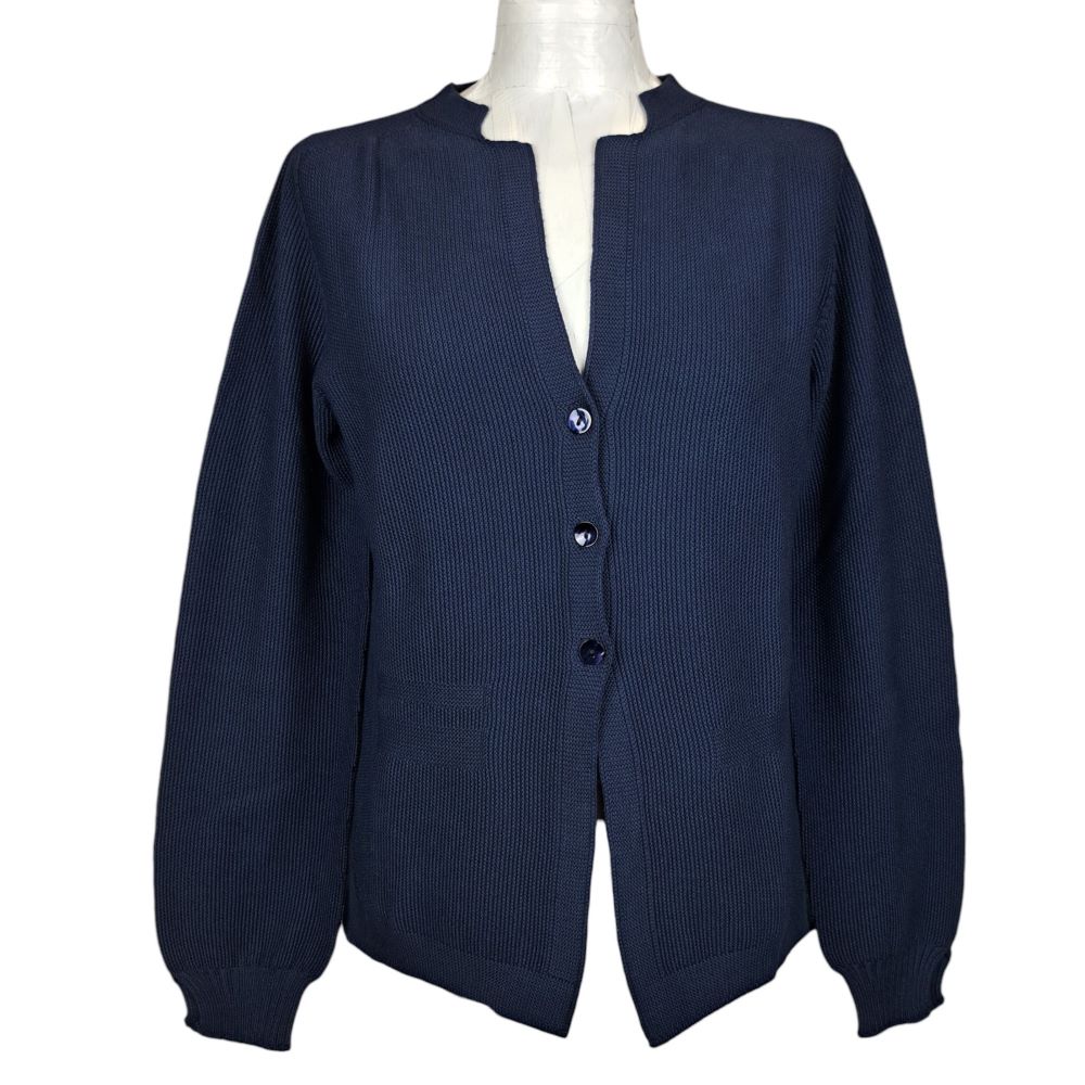 DMG BLAZER DONNA IN COTONE PUNTO RISO - LINEA MORBIDA CON SPACCHI LATERALI