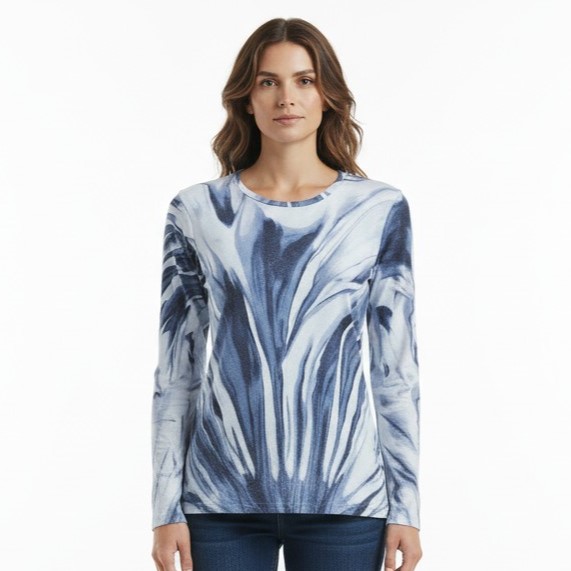 SOFFIO MAGLIA FANTASIA DA DONNA IN VISCOSA