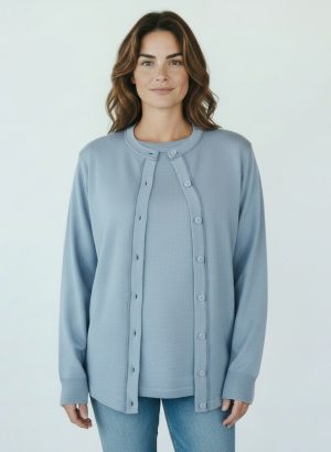 VANITA' TWIN SET DONNA IN LANA MERINO MADE IN ITALY